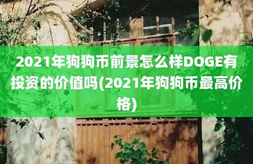 2021年狗狗币前景怎么样DOGE有投资的价值吗(2021年狗狗币最高价格)