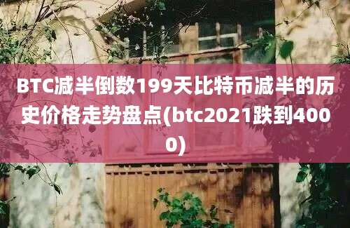 BTC减半倒数199天比特币减半的历史价格走势盘点(btc2021跌到4000)