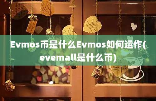 Evmos币是什么Evmos如何运作(evemall是什么币)