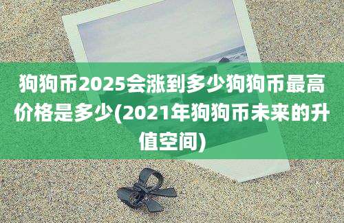 狗狗币2025会涨到多少狗狗币最高价格是多少(2021年狗狗币未来的升值空间)