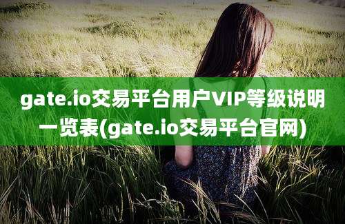 gate.io交易平台用户VIP等级说明一览表(gate.io交易平台官网)