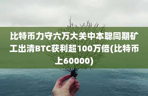 比特币力守六万大关中本聪同期矿工出清BTC获利超100万倍(比特币上60000)