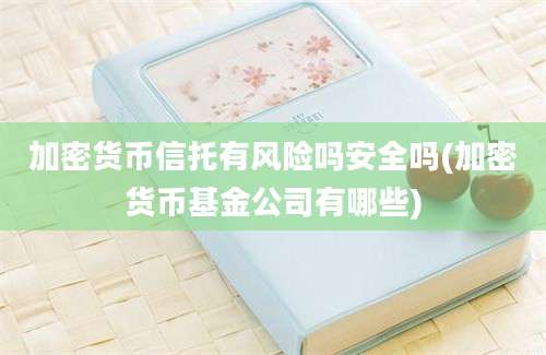 加密货币信托有风险吗安全吗(加密货币基金公司有哪些)