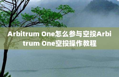 Arbitrum One怎么参与空投Arbitrum One空投操作教程