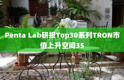 Penta Lab研报Top30系列TRON市值上升空间35