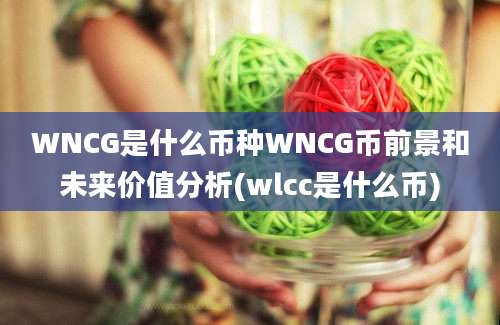 WNCG是什么币种WNCG币前景和未来价值分析(wlcc是什么币)