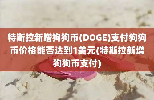 特斯拉新增狗狗币(DOGE)支付狗狗币价格能否达到1美元(特斯拉新增狗狗币支付)