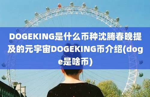 DOGEKING是什么币种沈腾春晚提及的元宇宙DOGEKING币介绍(doge是啥币)