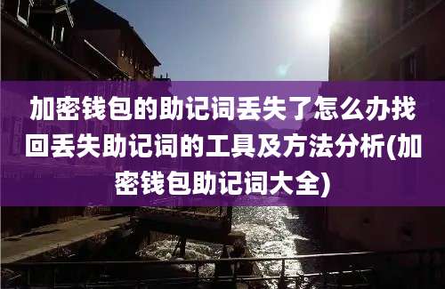 加密钱包的助记词丢失了怎么办找回丢失助记词的工具及方法分析(加密钱包助记词大全)