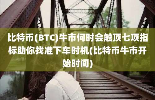 比特币(BTC)牛市何时会触顶七项指标助你找准下车时机(比特币牛市开始时间)