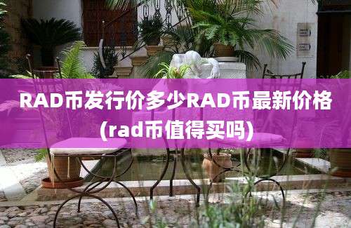 RAD币发行价多少RAD币最新价格(rad币值得买吗)