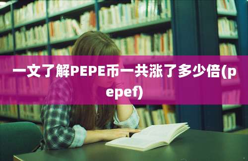 一文了解PEPE币一共涨了多少倍(pepef)