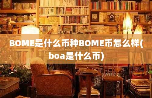 BOME是什么币种BOME币怎么样(boa是什么币)