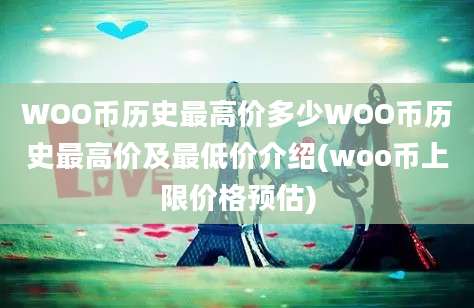 WOO币历史最高价多少WOO币历史最高价及最低价介绍(woo币上限价格预估)