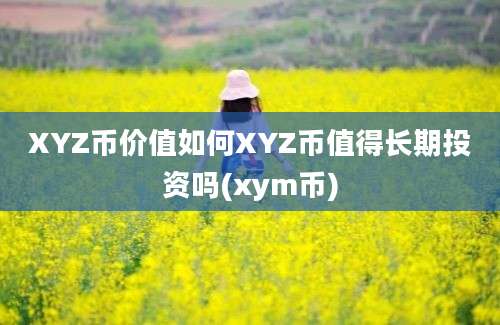 XYZ币价值如何XYZ币值得长期投资吗(xym币)