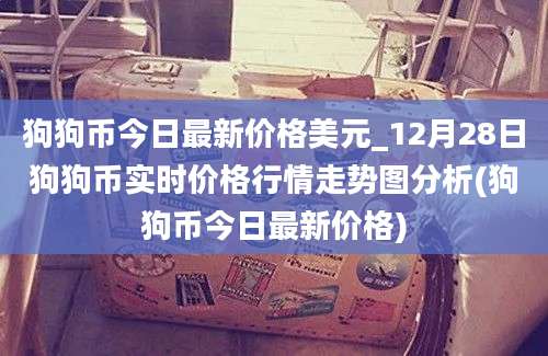 狗狗币今日最新价格美元_12月28日狗狗币实时价格行情走势图分析(狗狗币今日最新价格)