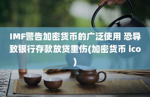 IMF警告加密货币的广泛使用 恐导致银行存款放贷重伤(加密货币 ico)