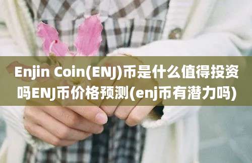 Enjin Coin(ENJ)币是什么值得投资吗ENJ币价格预测(enj币有潜力吗)