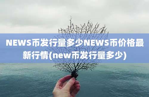 NEWS币发行量多少NEWS币价格最新行情(new币发行量多少)