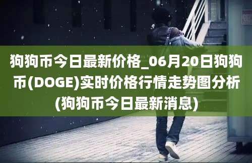 狗狗币今日最新价格_06月20日狗狗币(DOGE)实时价格行情走势图分析(狗狗币今日最新消息)