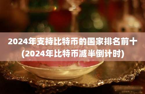 2024年支持比特币的国家排名前十(2024年比特币减半倒计时)