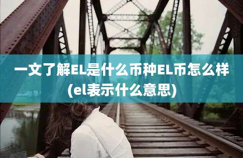 一文了解EL是什么币种EL币怎么样(el表示什么意思)