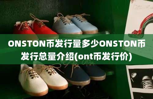 ONSTON币发行量多少ONSTON币发行总量介绍(ont币发行价)