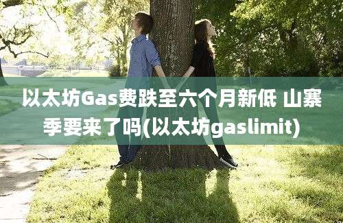 以太坊Gas费跌至六个月新低 山寨季要来了吗(以太坊gaslimit)