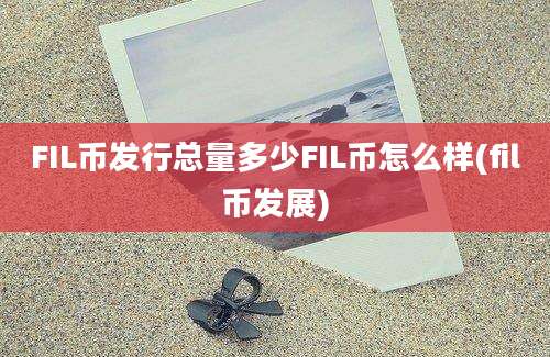 FIL币发行总量多少FIL币怎么样(fil币发展)