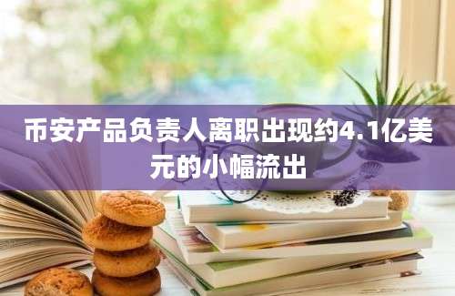 币安产品负责人离职出现约4.1亿美元的小幅流出