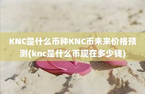 KNC是什么币种KNC币未来价格预测(knc是什么币现在多少钱)