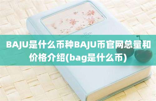 BAJU是什么币种BAJU币官网总量和价格介绍(bag是什么币)