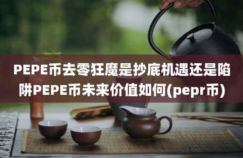 PEPE币去零狂魔是抄底机遇还是陷阱PEPE币未来价值如何(pepr币)