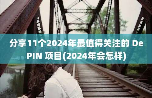 分享11个2024年最值得关注的 DePIN 项目(2024年会怎样)