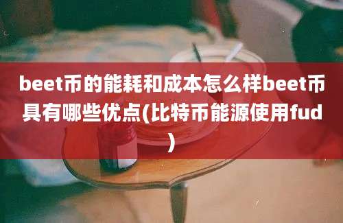 beet币的能耗和成本怎么样beet币具有哪些优点(比特币能源使用fud)