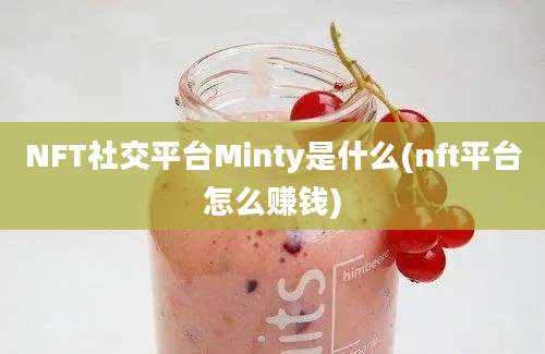 NFT社交平台Minty是什么(nft平台怎么赚钱)