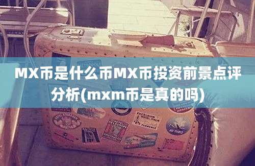 MX币是什么币MX币投资前景点评分析(mxm币是真的吗)