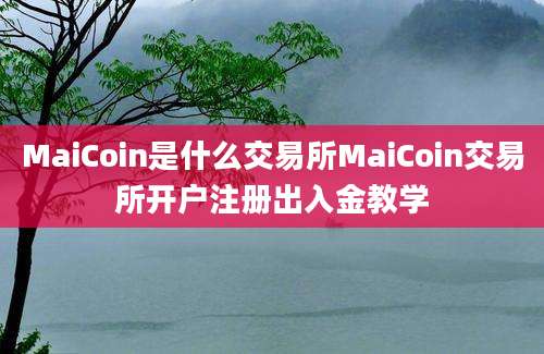 MaiCoin是什么交易所MaiCoin交易所开户注册出入金教学