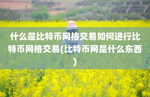 什么是比特币网格交易如何进行比特币网格交易(比特币网是什么东西)