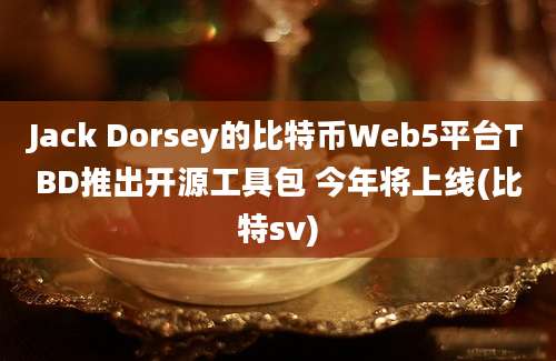 Jack Dorsey的比特币Web5平台TBD推出开源工具包 今年将上线(比特sv)