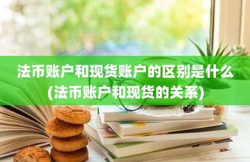 法币账户和现货账户的区别是什么(法币账户和现货的关系)