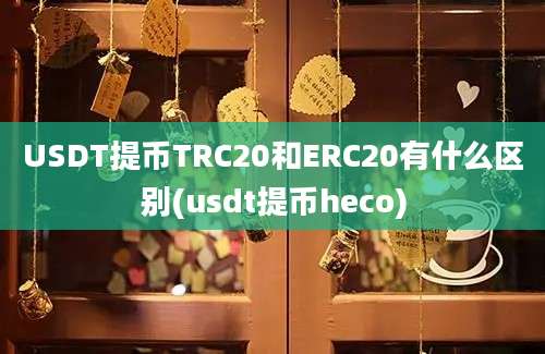 USDT提币TRC20和ERC20有什么区别(usdt提币heco)