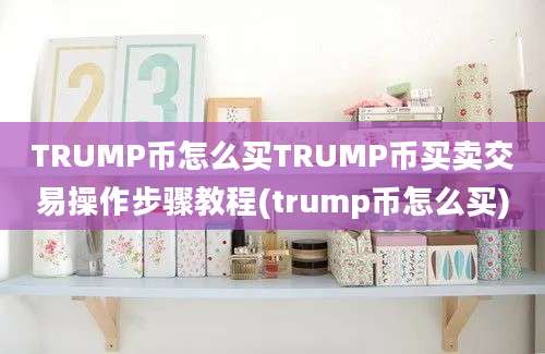 TRUMP币怎么买TRUMP币买卖交易操作步骤教程(trump币怎么买)