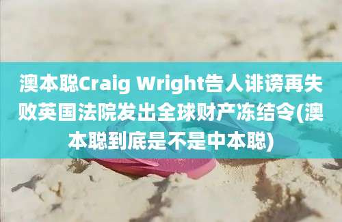 澳本聪Craig Wright告人诽谤再失败英国法院发出全球财产冻结令(澳本聪到底是不是中本聪)