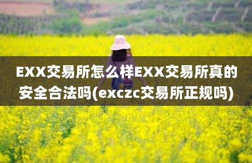 EXX交易所怎么样EXX交易所真的安全合法吗(exczc交易所正规吗)