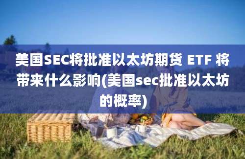 美国SEC将批准以太坊期货 ETF 将带来什么影响(美国sec批准以太坊的概率)