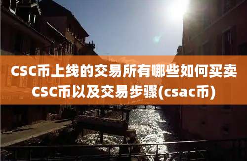 CSC币上线的交易所有哪些如何买卖CSC币以及交易步骤(csac币)