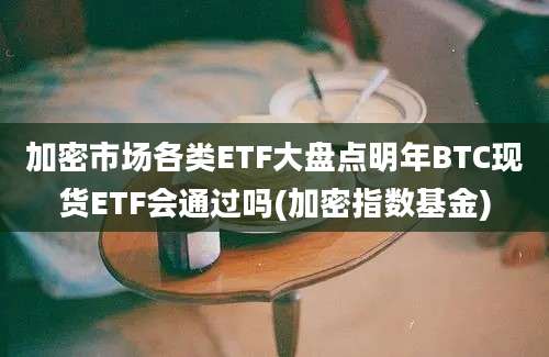 加密市场各类ETF大盘点明年BTC现货ETF会通过吗(加密指数基金)