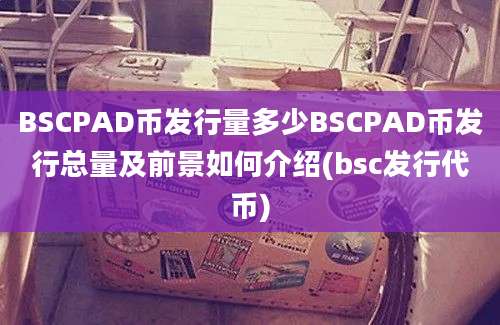 BSCPAD币发行量多少BSCPAD币发行总量及前景如何介绍(bsc发行代币)