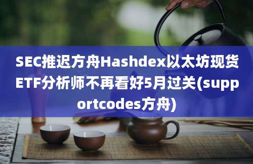 SEC推迟方舟Hashdex以太坊现货ETF分析师不再看好5月过关(supportcodes方舟)